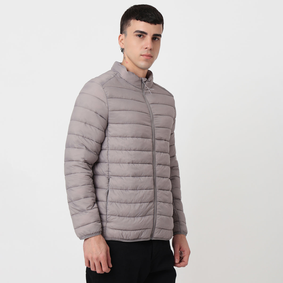 Heat-X Ultrapuff Bomber Jacket with Zippered Hand Pockets