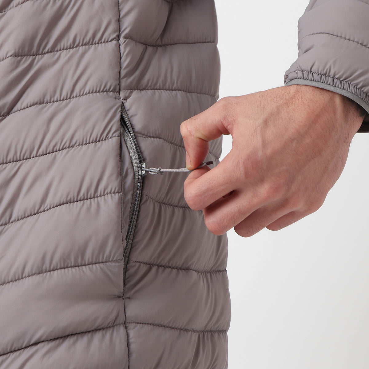Heat-X Ultrapuff Bomber Jacket with Zippered Hand Pockets