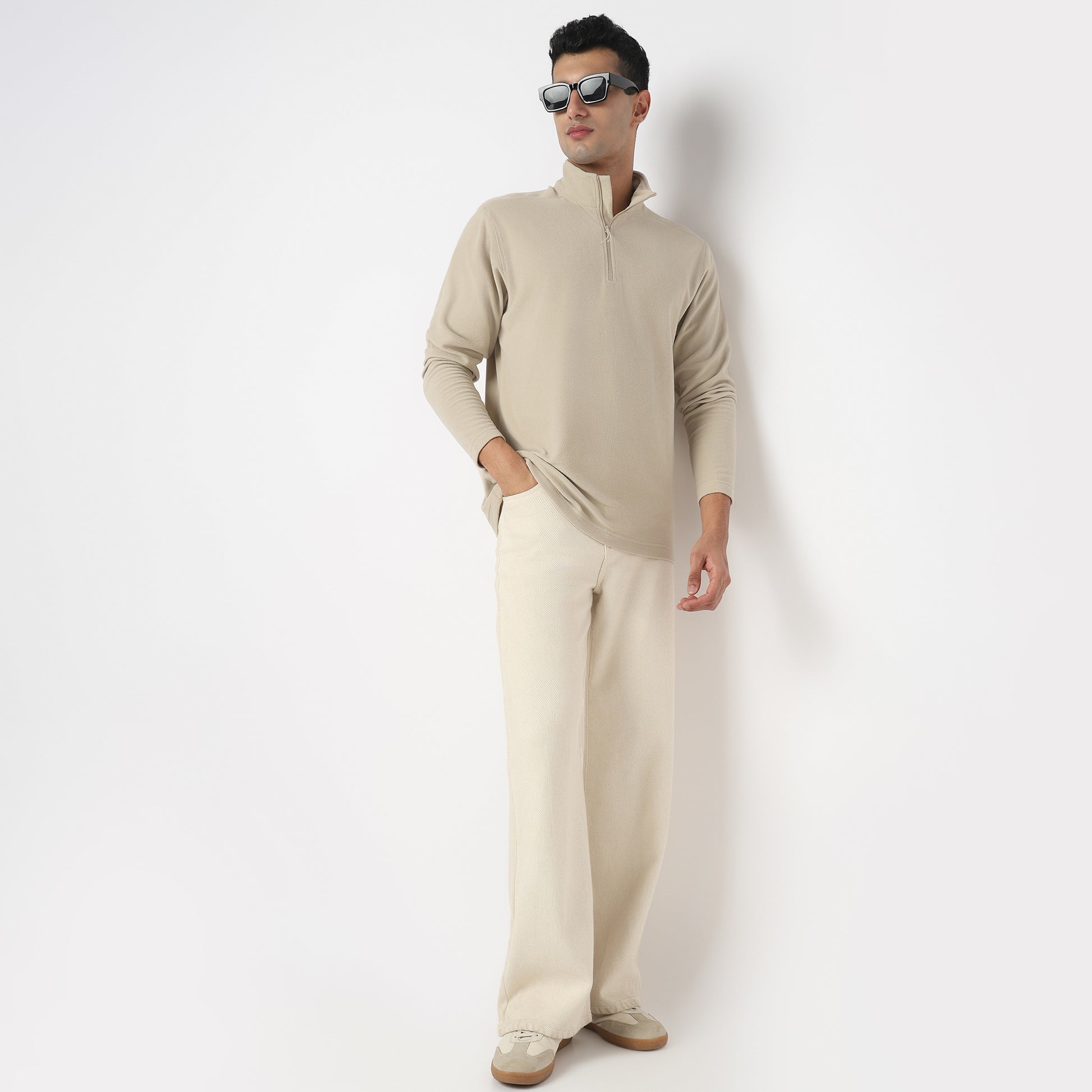 High Neck Polair Sweatshirt