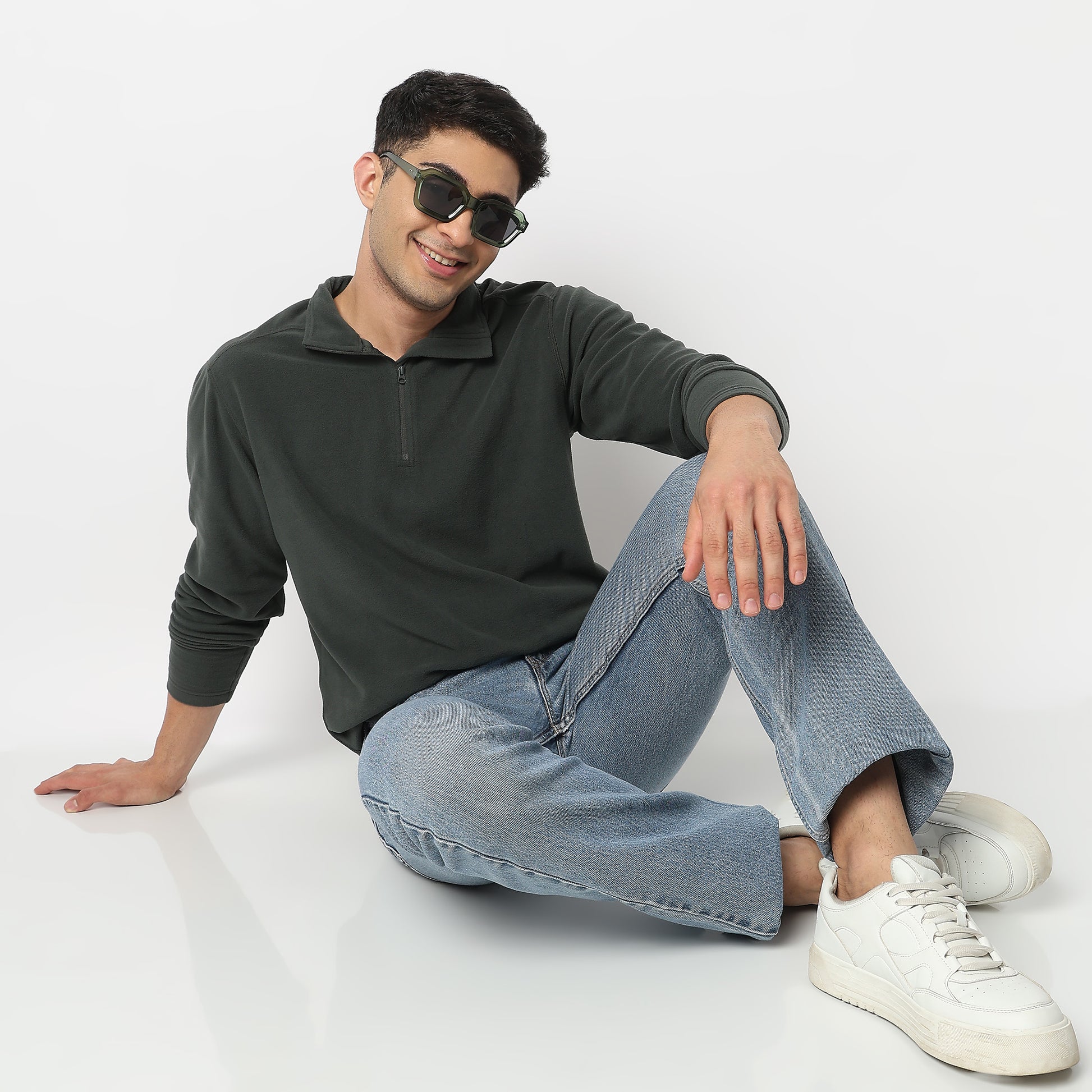 High Neck Polair Sweatshirt