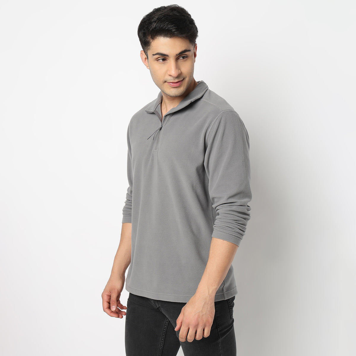 High Neck Polair Sweatshirt