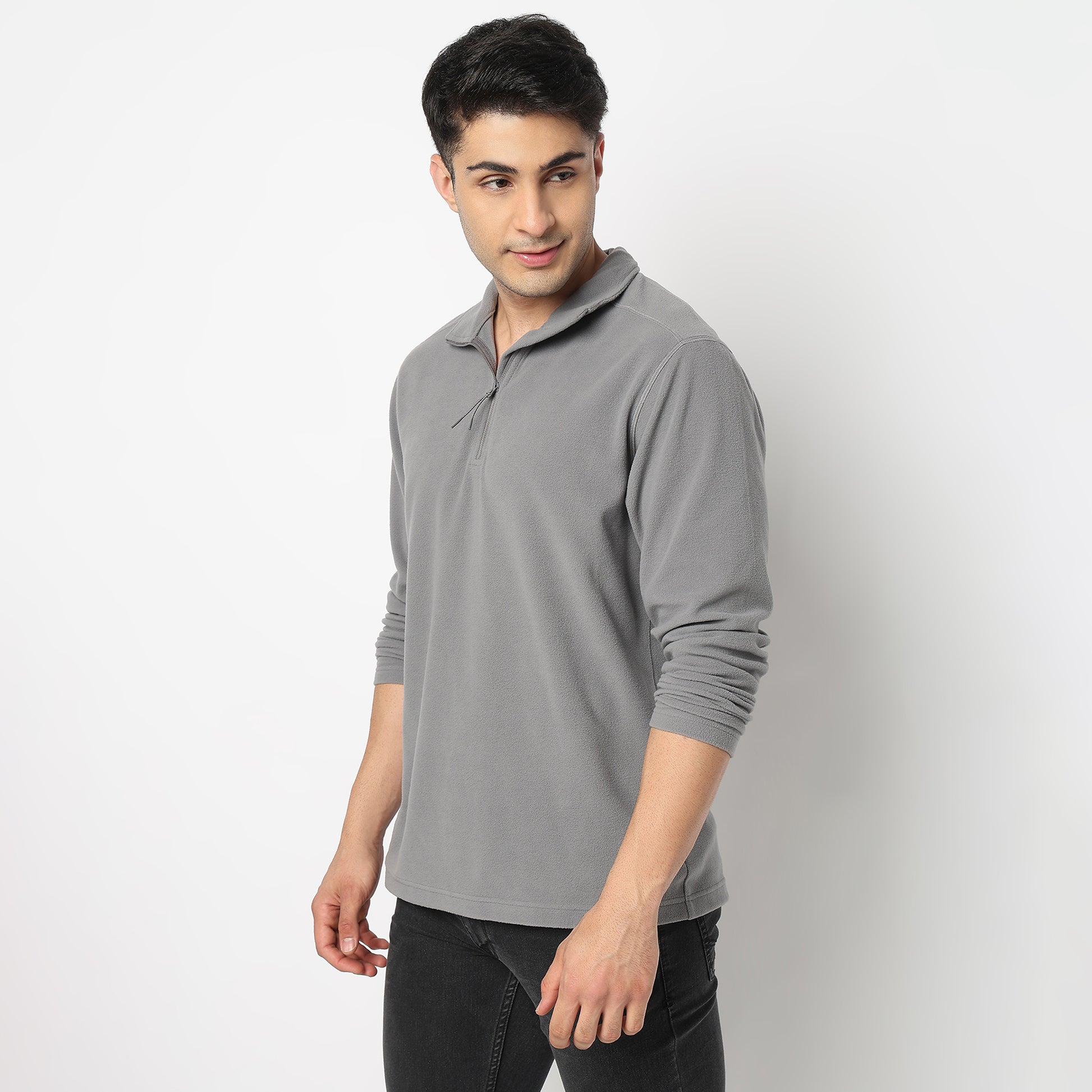 High Neck Polair Sweatshirt