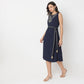 Regular Fit Embroidered Dress