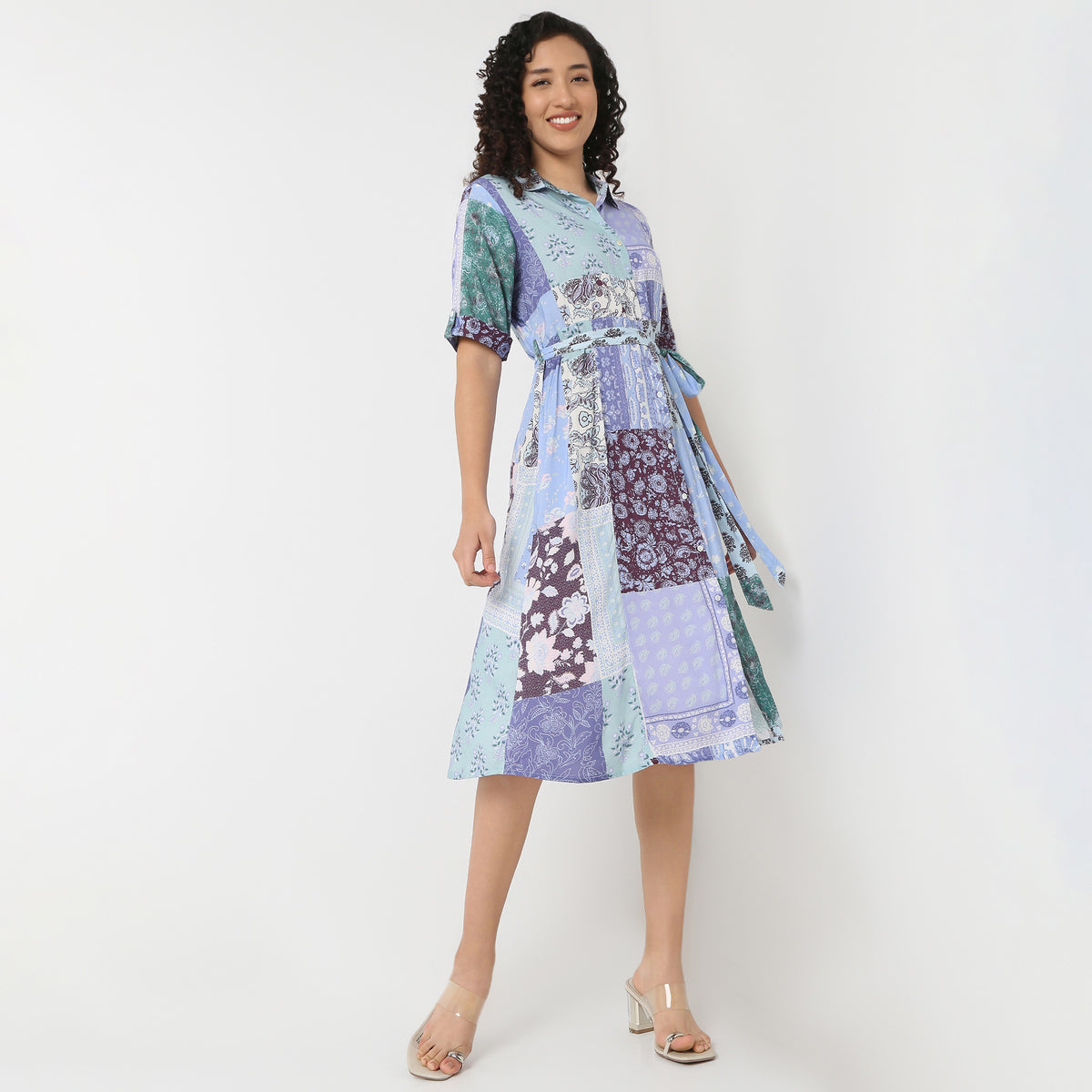 Belted Shirt Dress