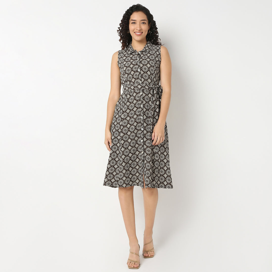 Belted Shirt Dress