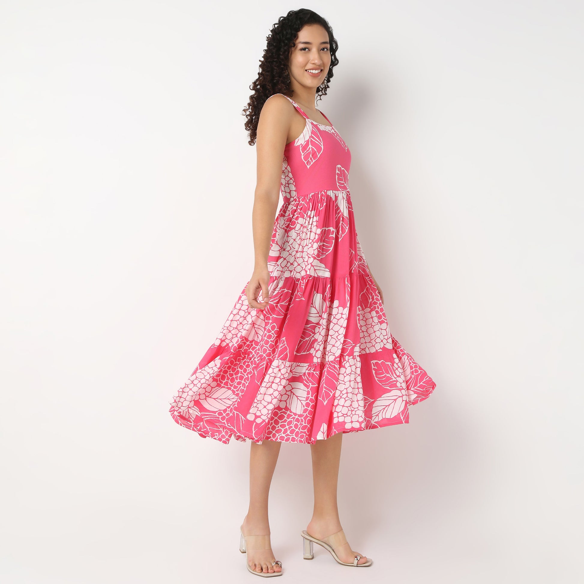 Strappy Tiered Dress