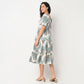 Printed Tiered Dress