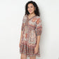 Buy Women Flare Fit Printed Three-Fourth Sleeve Dress  - Style Union