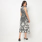 Printed Flared Shirt Dress