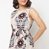 Printed Camp Collar Tiered Dress