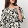 Lapel Collar Shirt Dress 