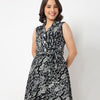 Printed Tiered Dress