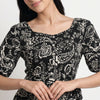 Printed Tiered Dress