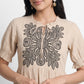 Embroidered Tiered Dress