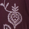Embroidered V-Neck Tiered Dress