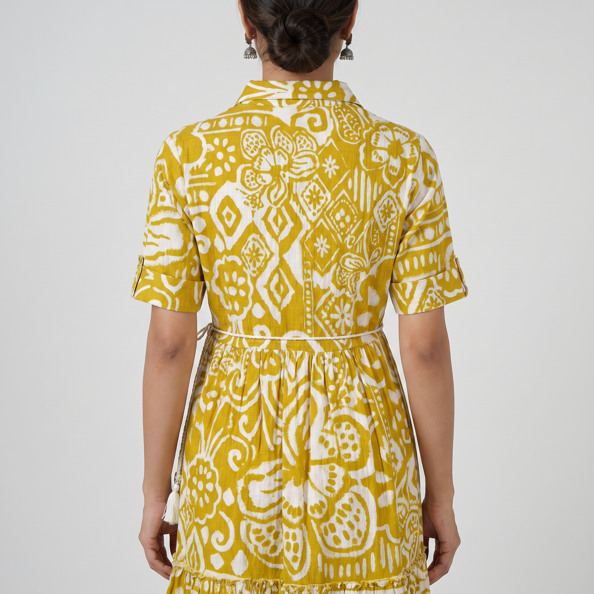 Printed Tiered Dress