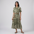 Printed Tiered Dress