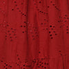 Cotton Solid Flared Dress
