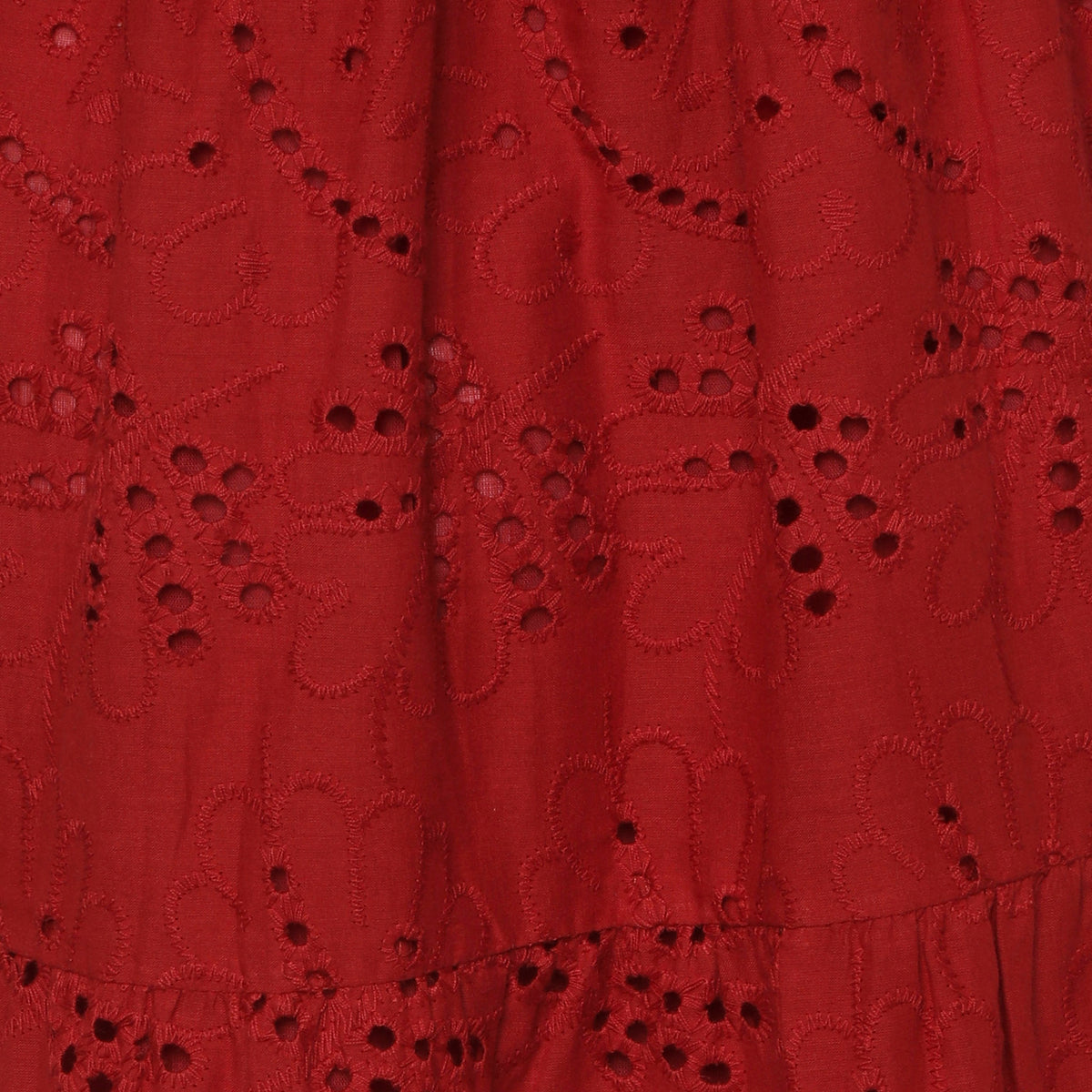 Cotton Solid Flared Dress