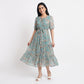 Printed Flared Dress