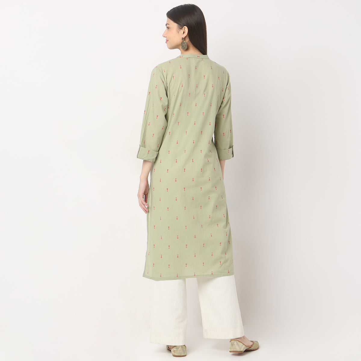 Straight Fit Solid Kurta