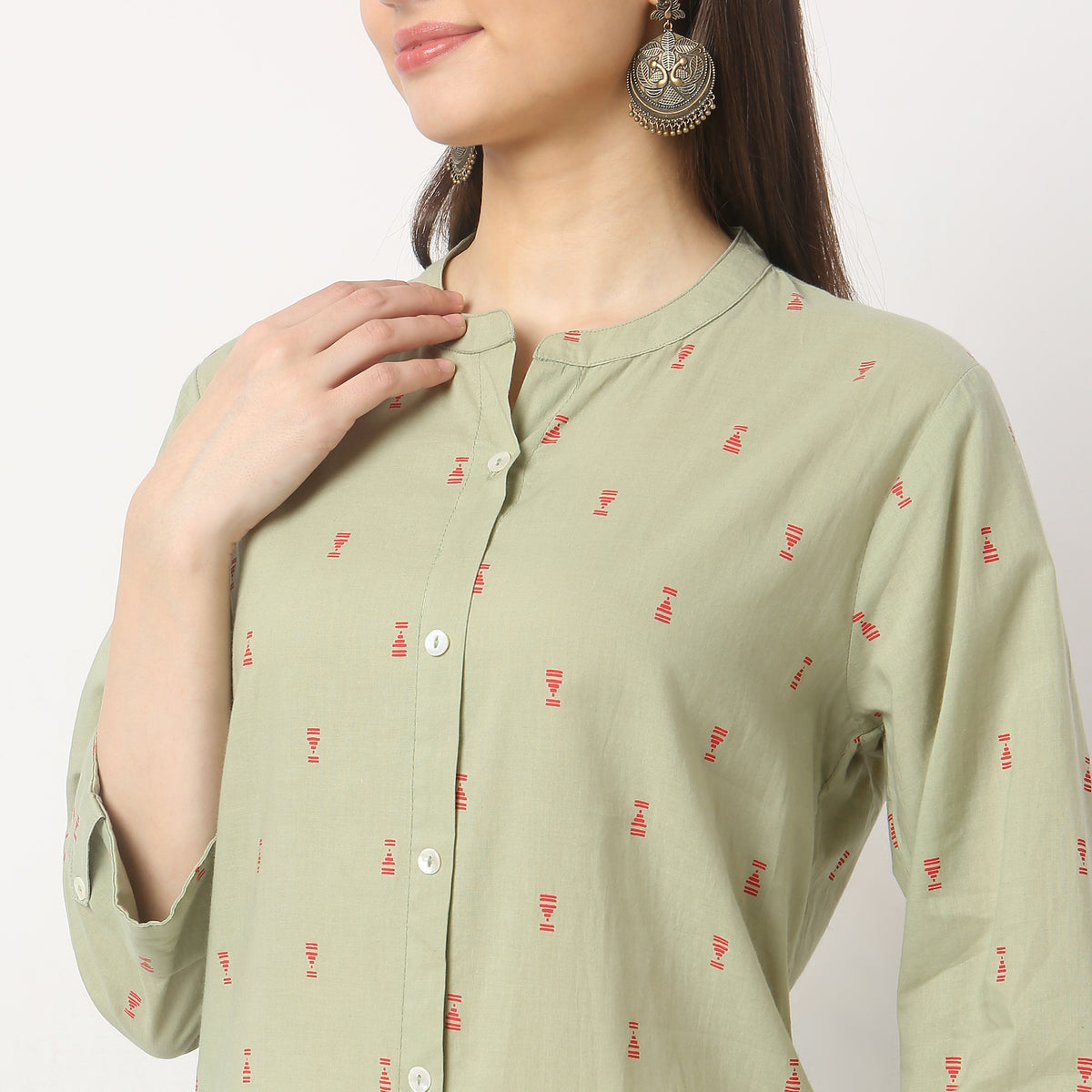 Straight Fit Solid Kurta