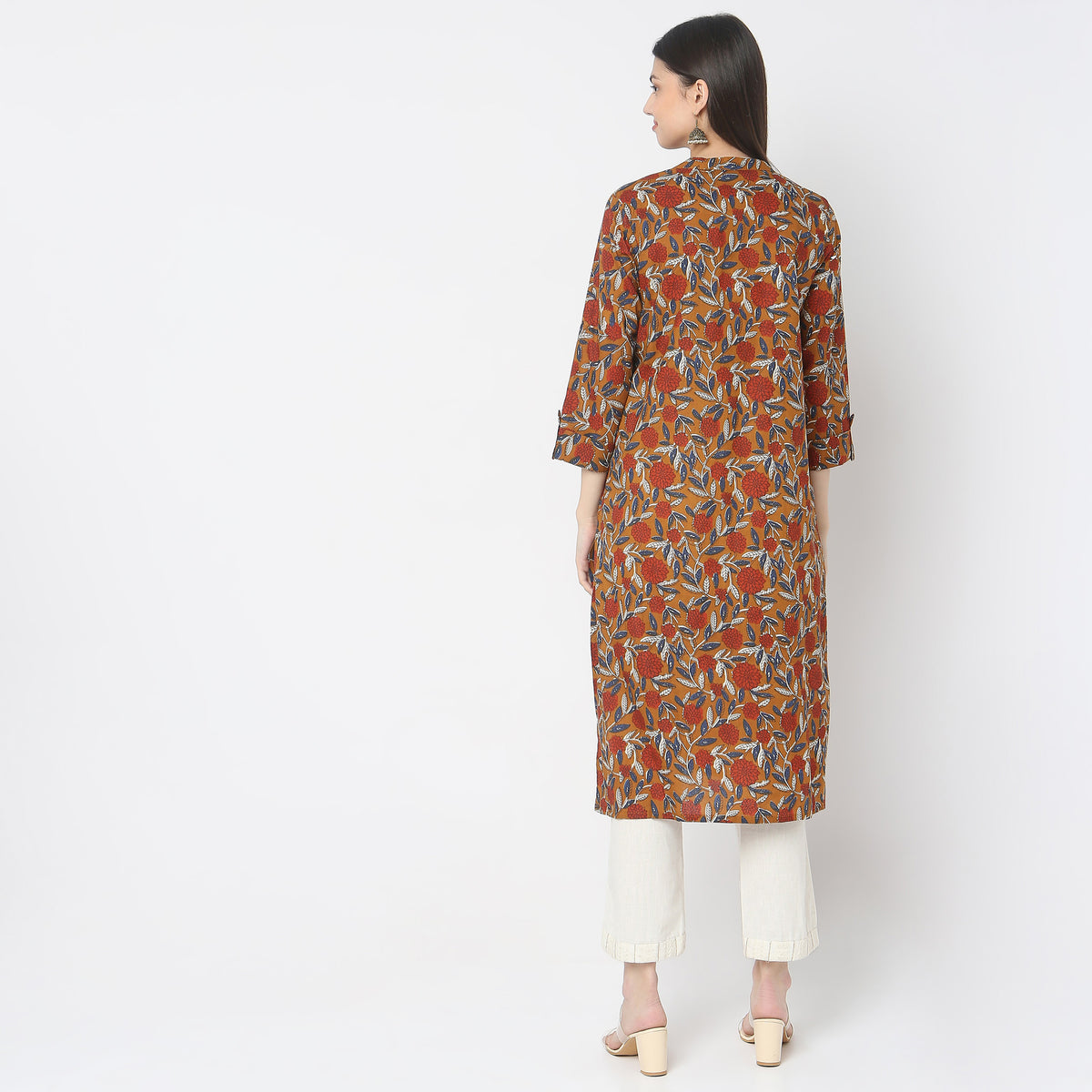 Straight Fit Printed Kurta