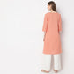 Straight Fit Embroidered Kurta