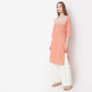 Straight Fit Embroidered Kurta