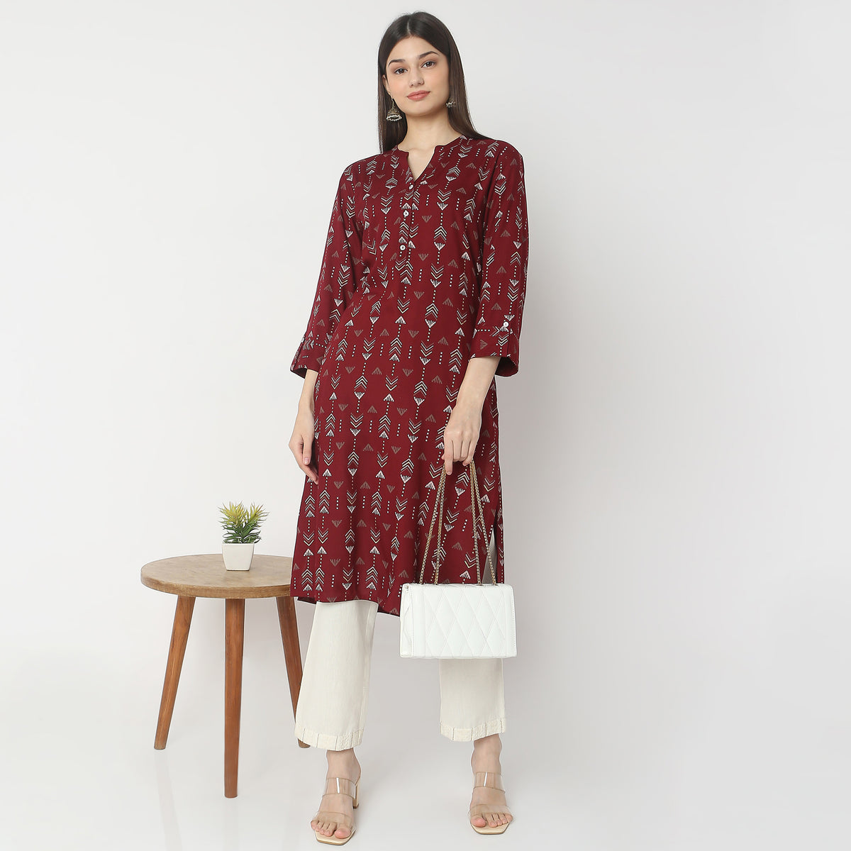 Regular Fit Printed Kurta