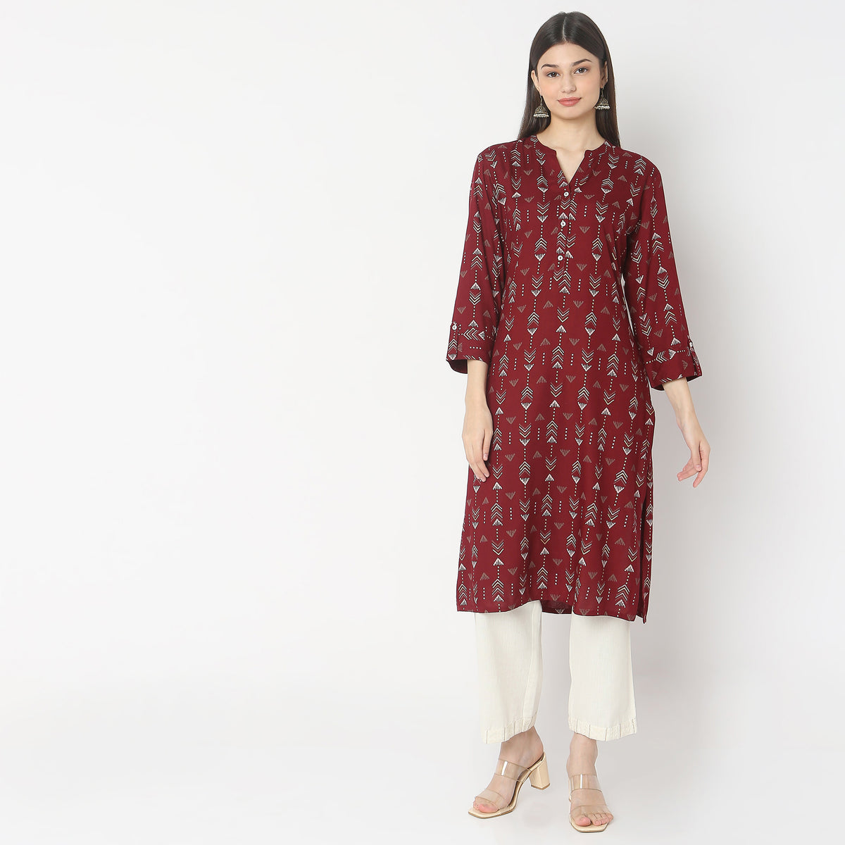 Regular Fit Printed Kurta