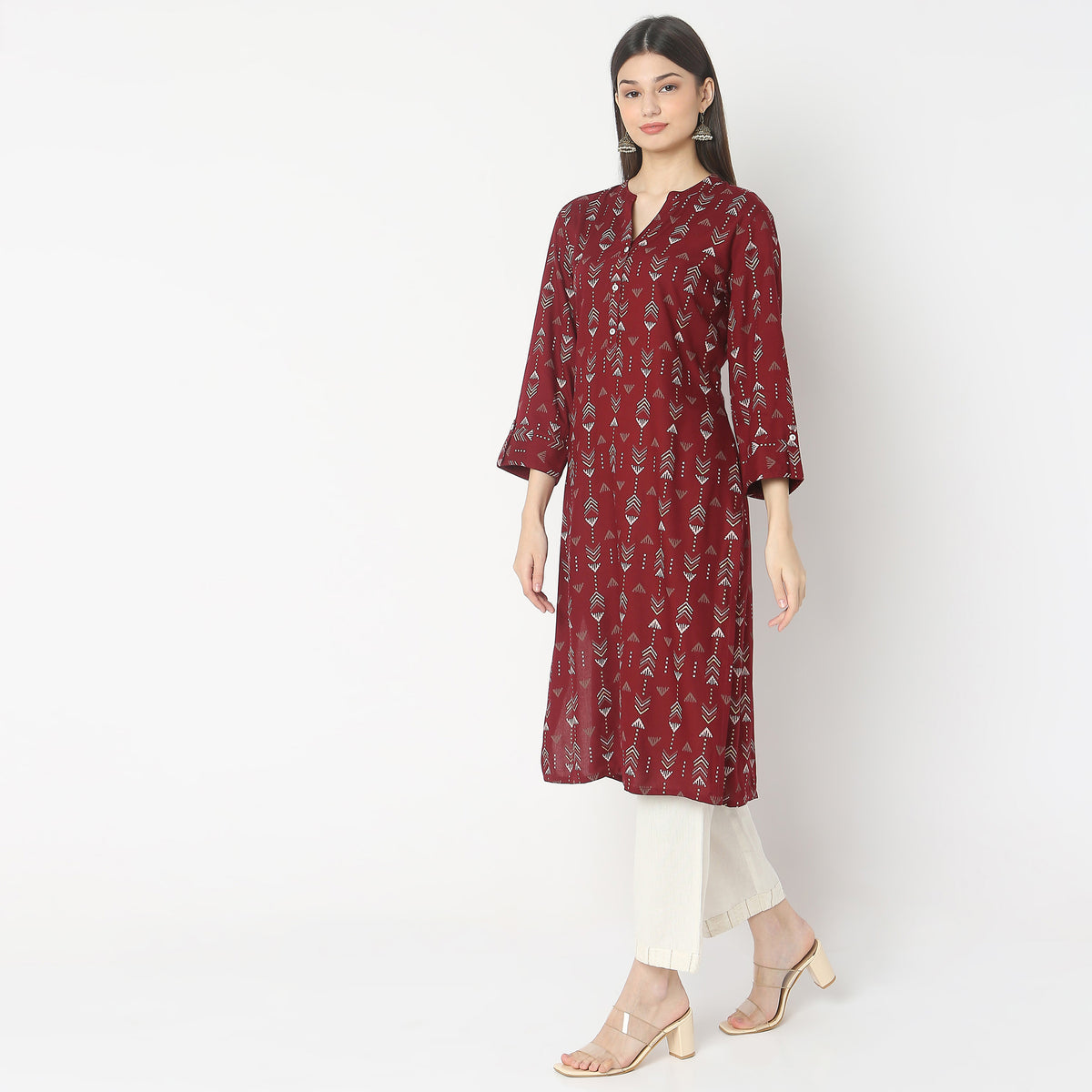 Regular Fit Printed Kurta