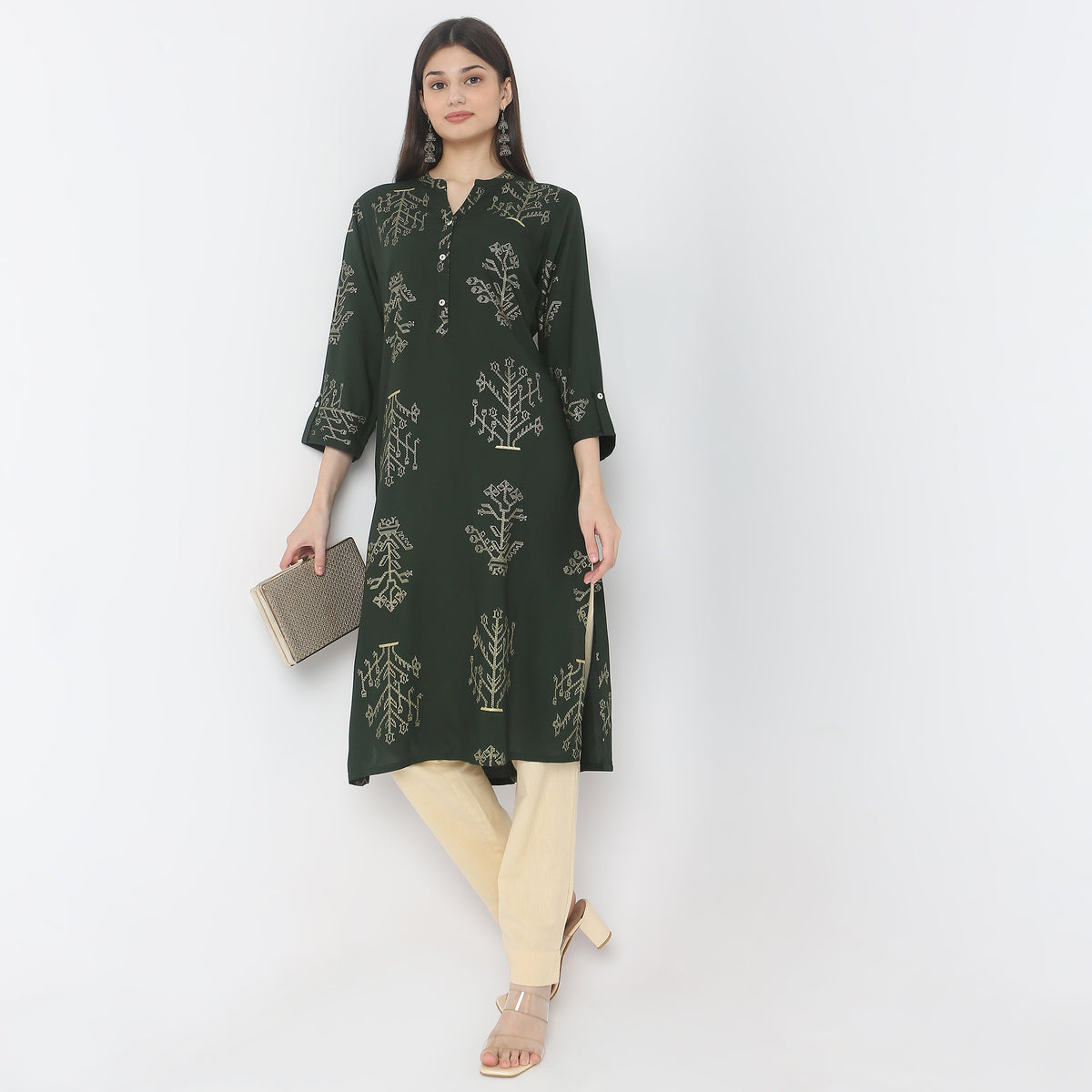 Regular Fit Printed Kurta