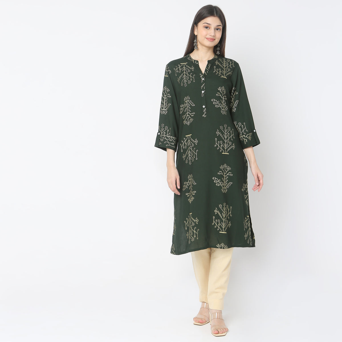 Regular Fit Printed Kurta