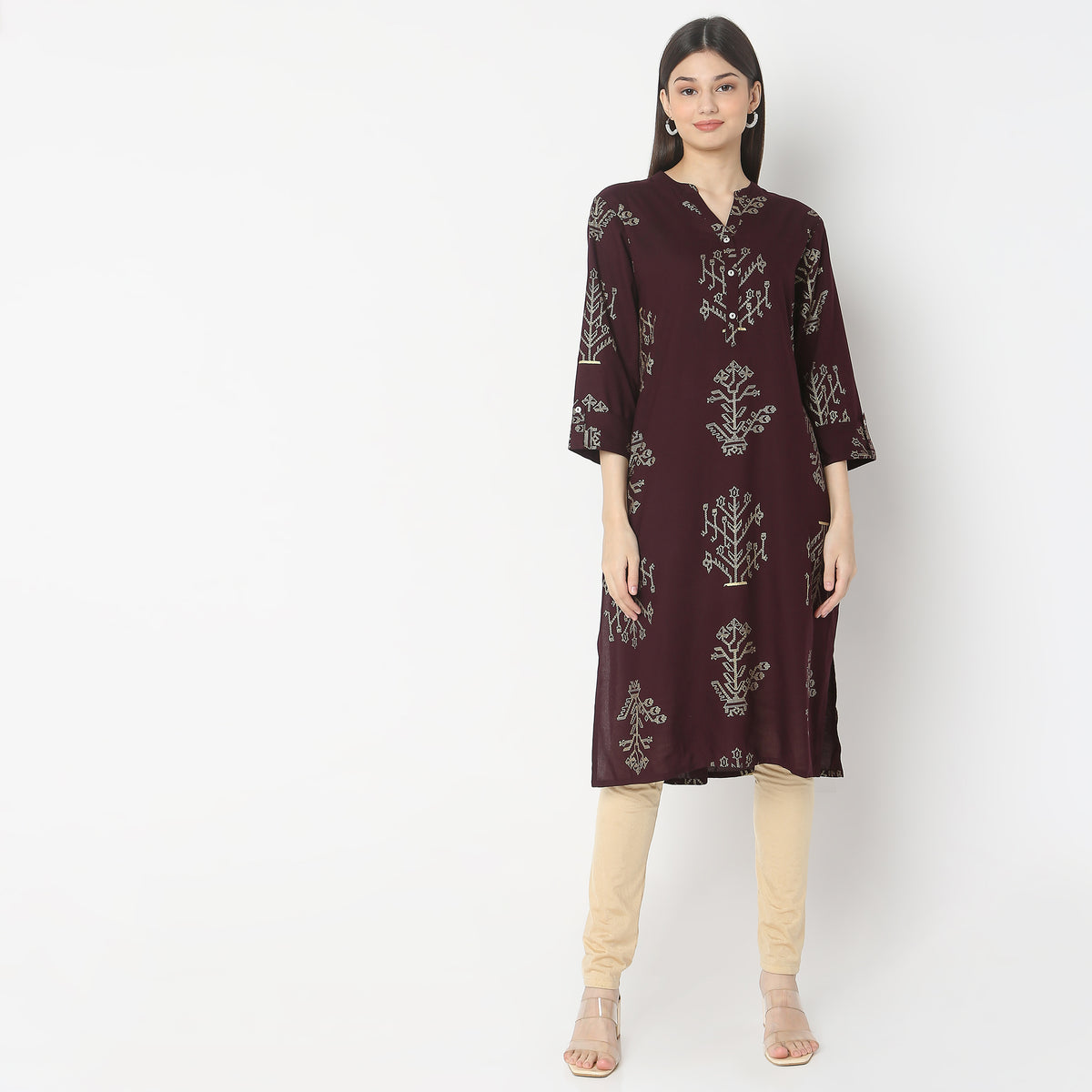 Regular Fit Printed Kurta