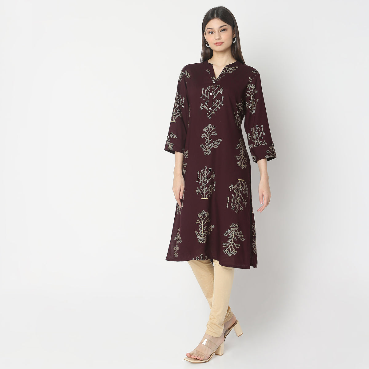 Regular Fit Printed Kurta