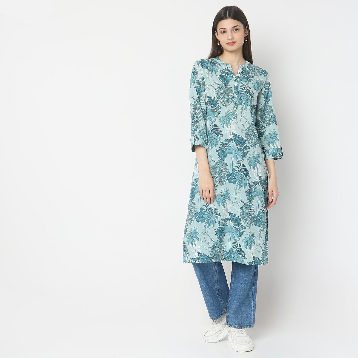 Regular Fit Printed Kurta