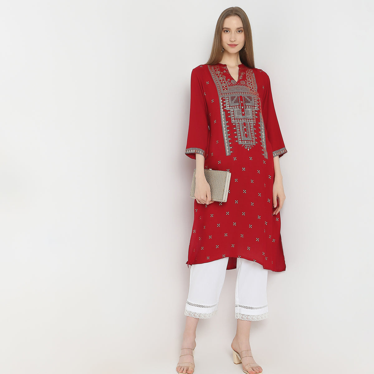 Regular Fit Printed Kurta