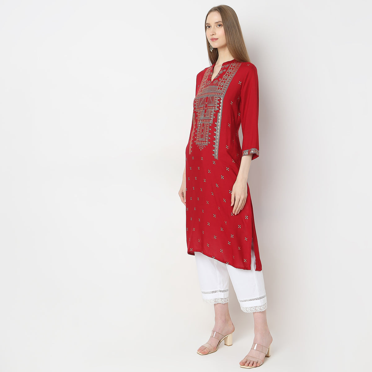 Regular Fit Printed Kurta