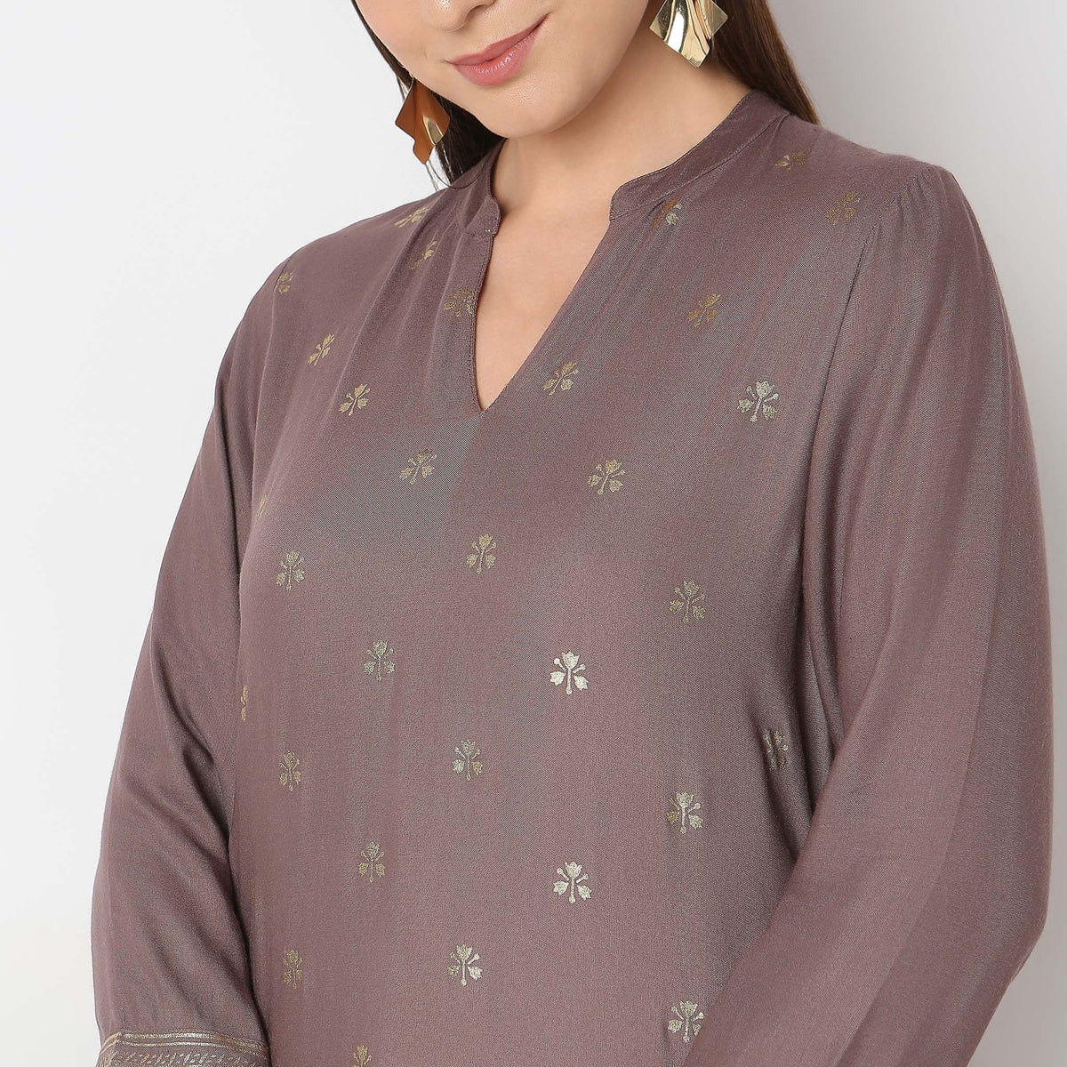 Regular Fit Printed Kurta