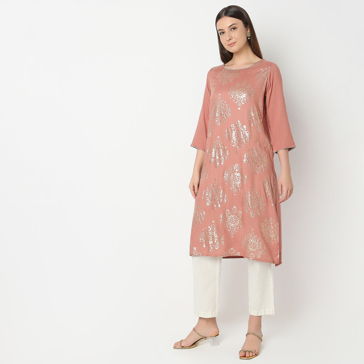 Regular Fit Printed Kurta