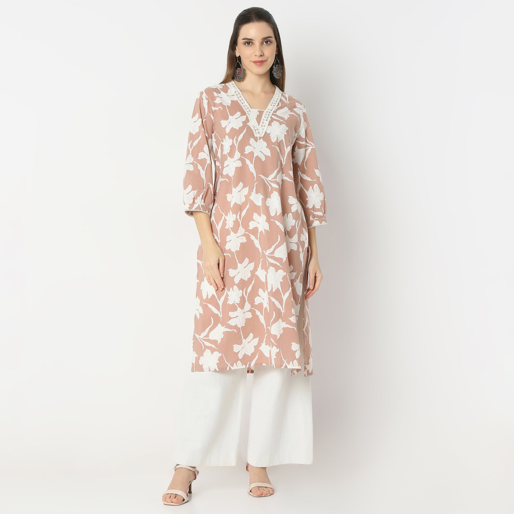 Regular Fit Printed Kurta