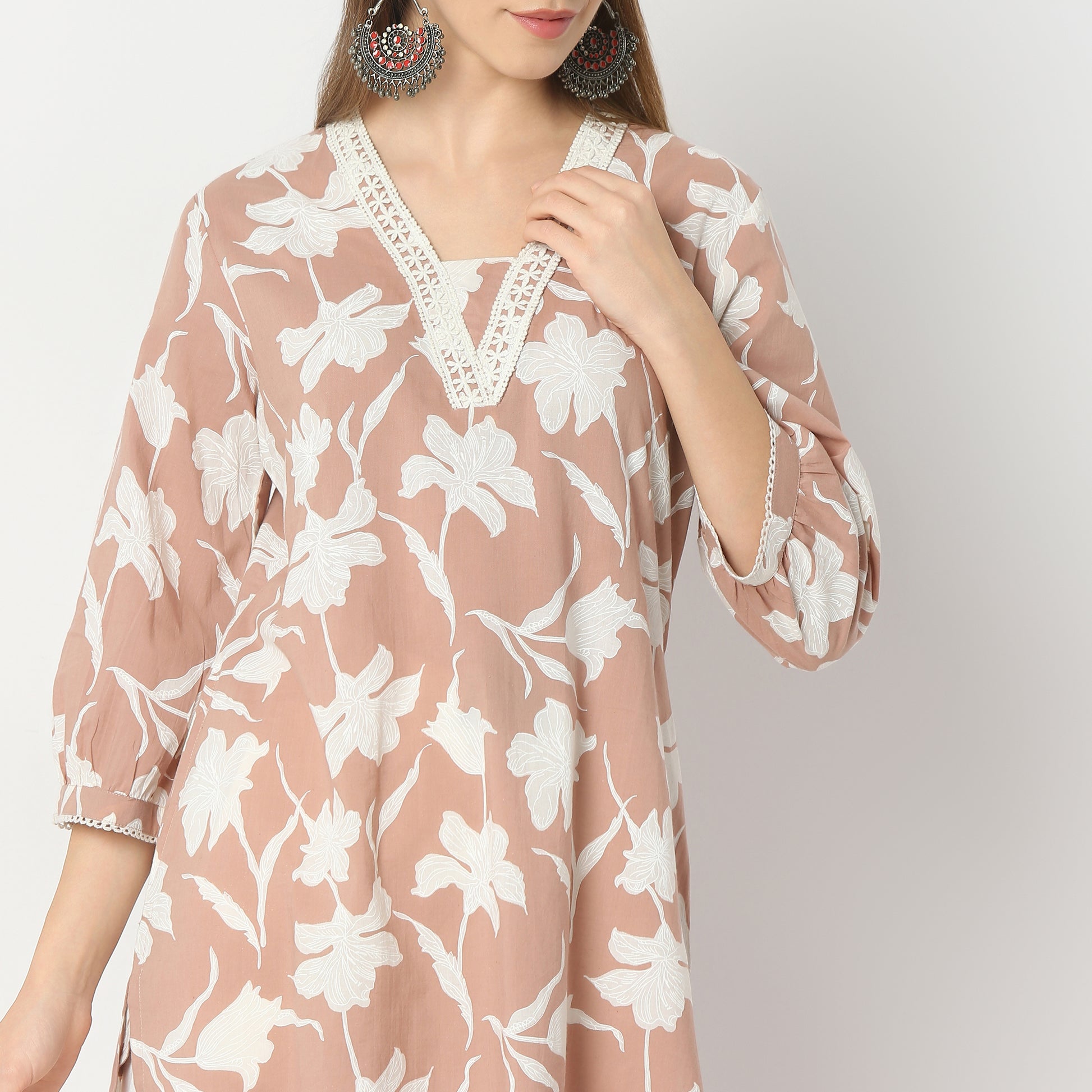 Regular Fit Printed Kurta