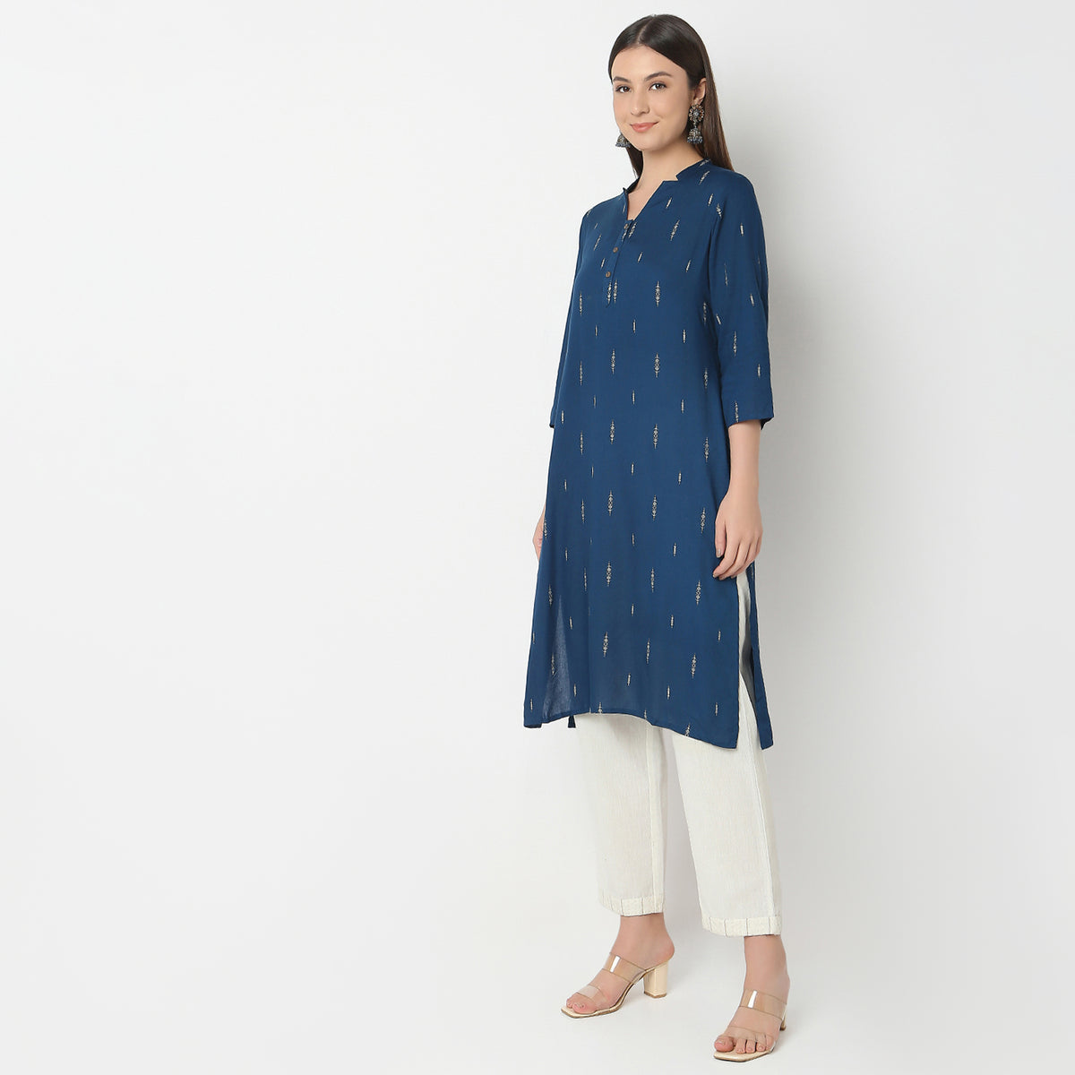 Regular Fit Printed Kurta