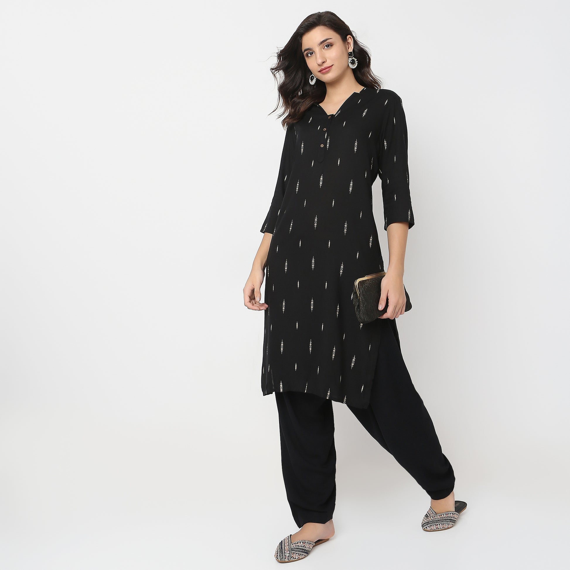 Regular Fit Printed Kurta