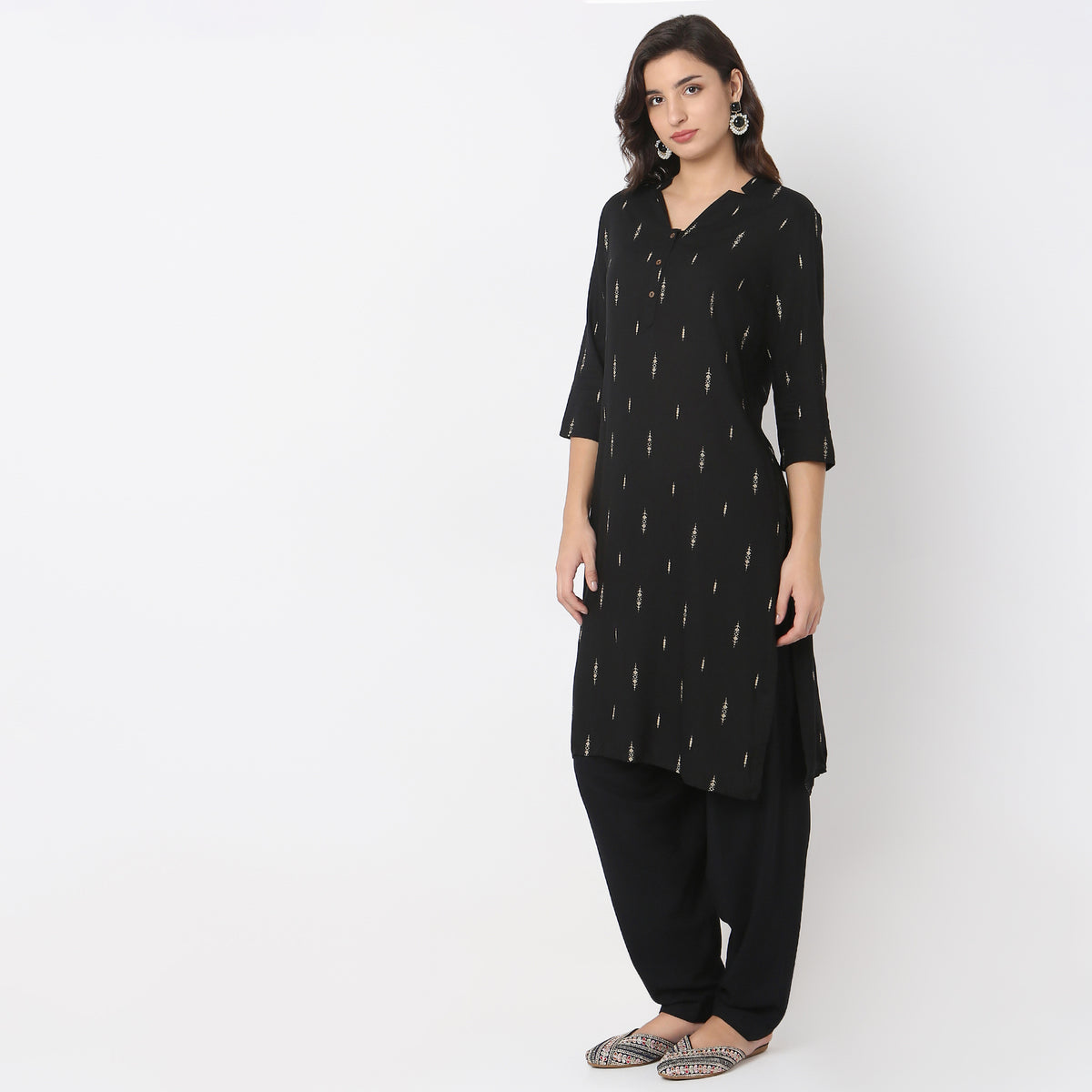 Regular Fit Printed Kurta