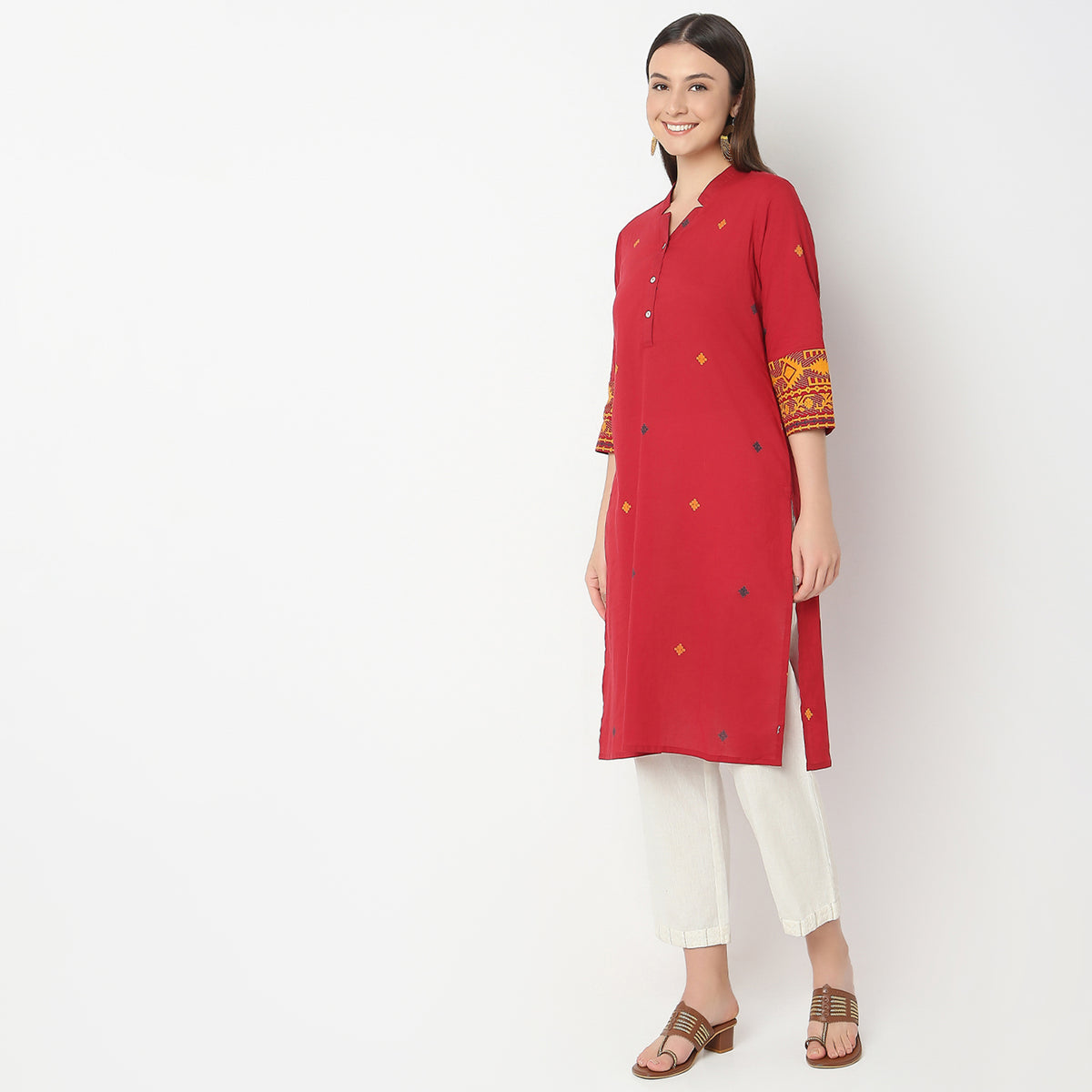 Regular Fit Printed Kurta