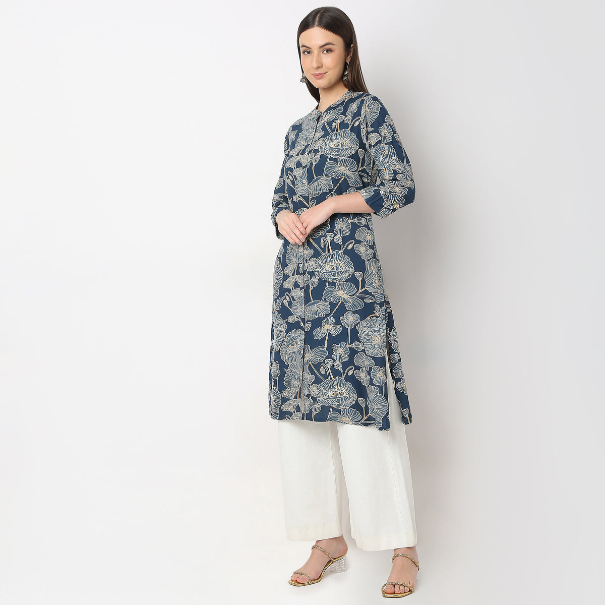 Regular Fit Printed Kurta