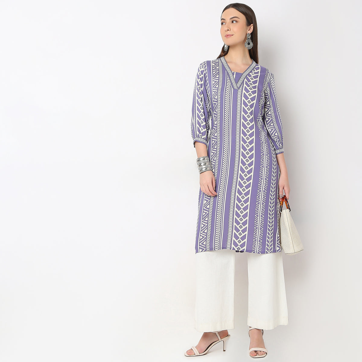 Straight Fit Printed Kurta