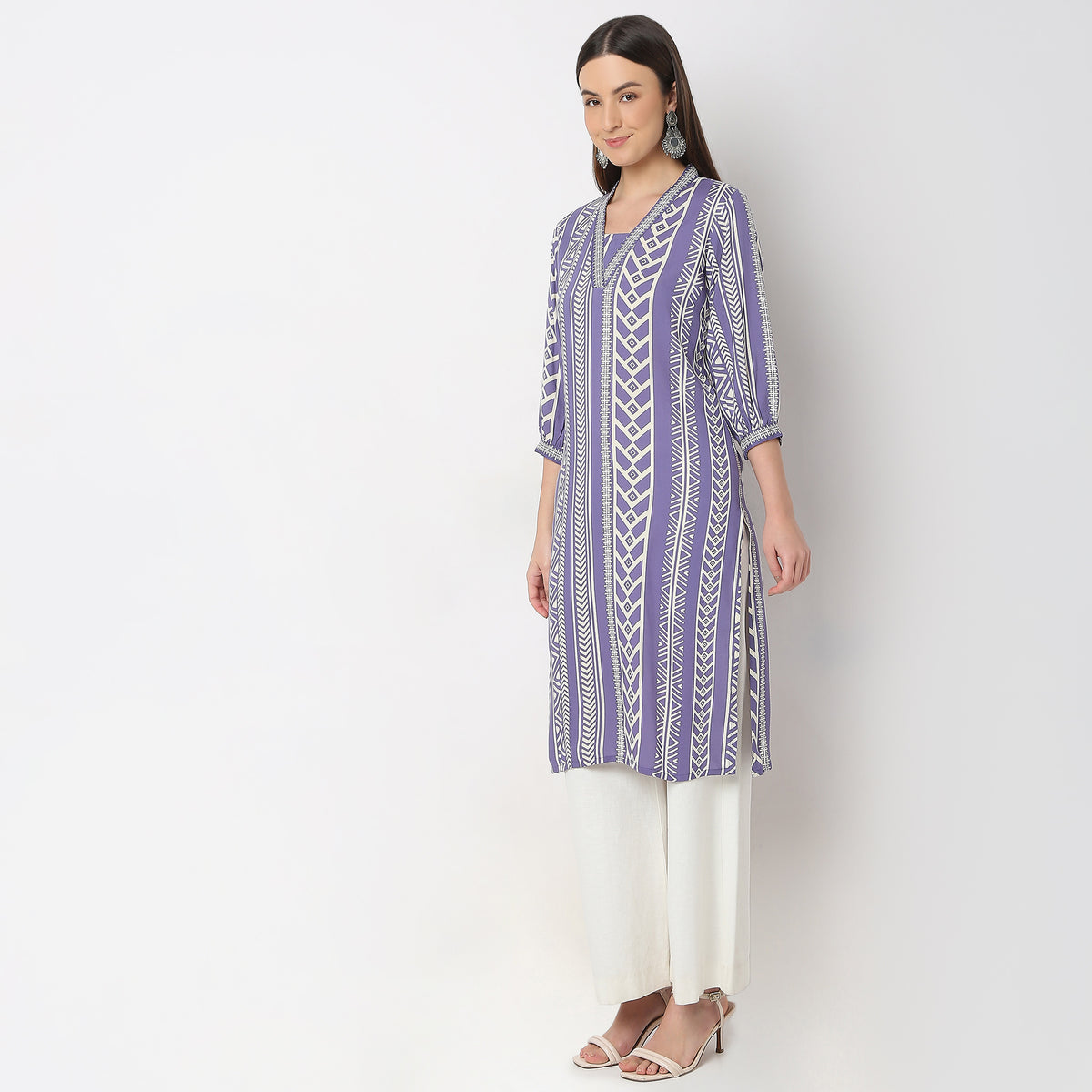 Straight Fit Printed Kurta